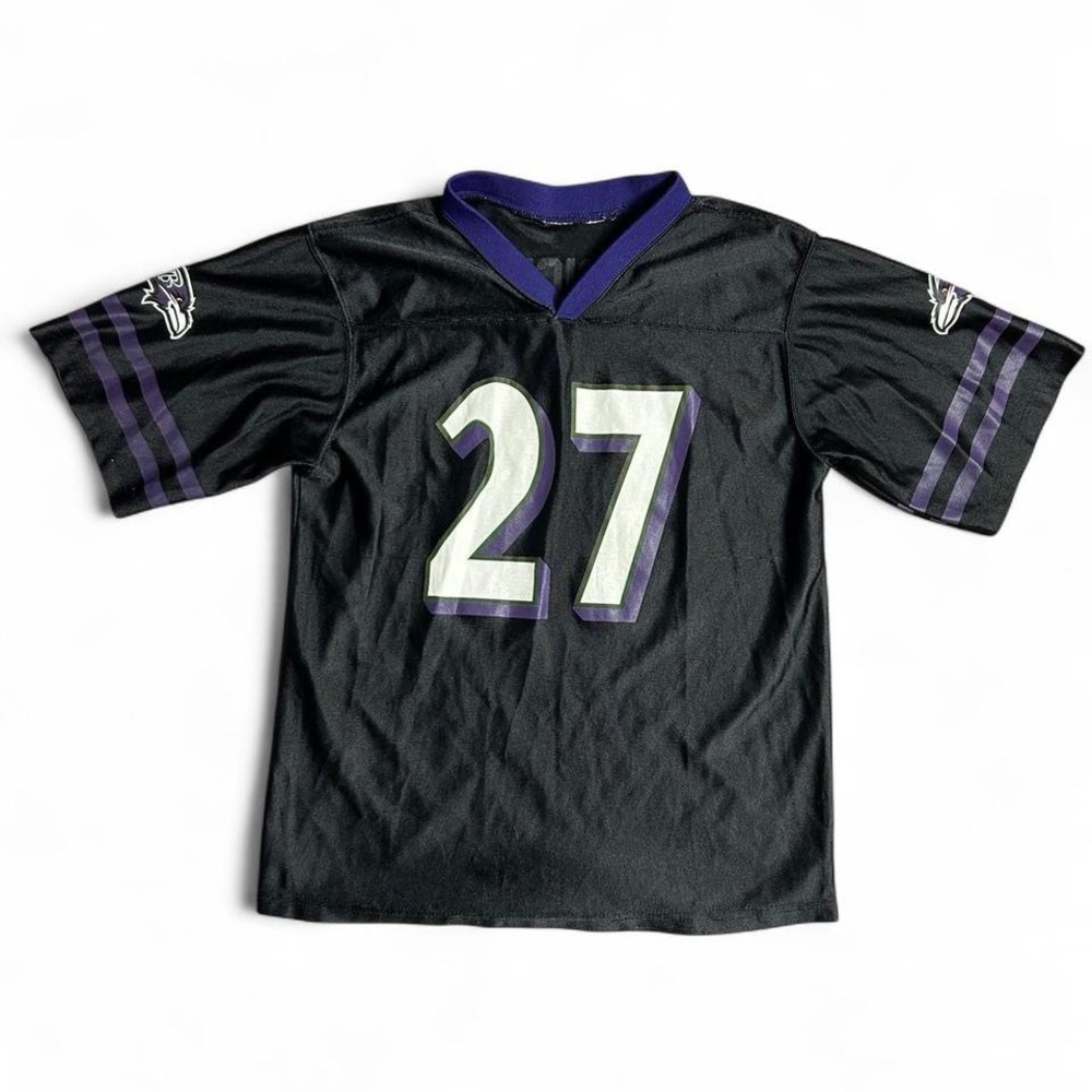 Baltimore Ravens Rice 27 Black and Purple Sports Jersey